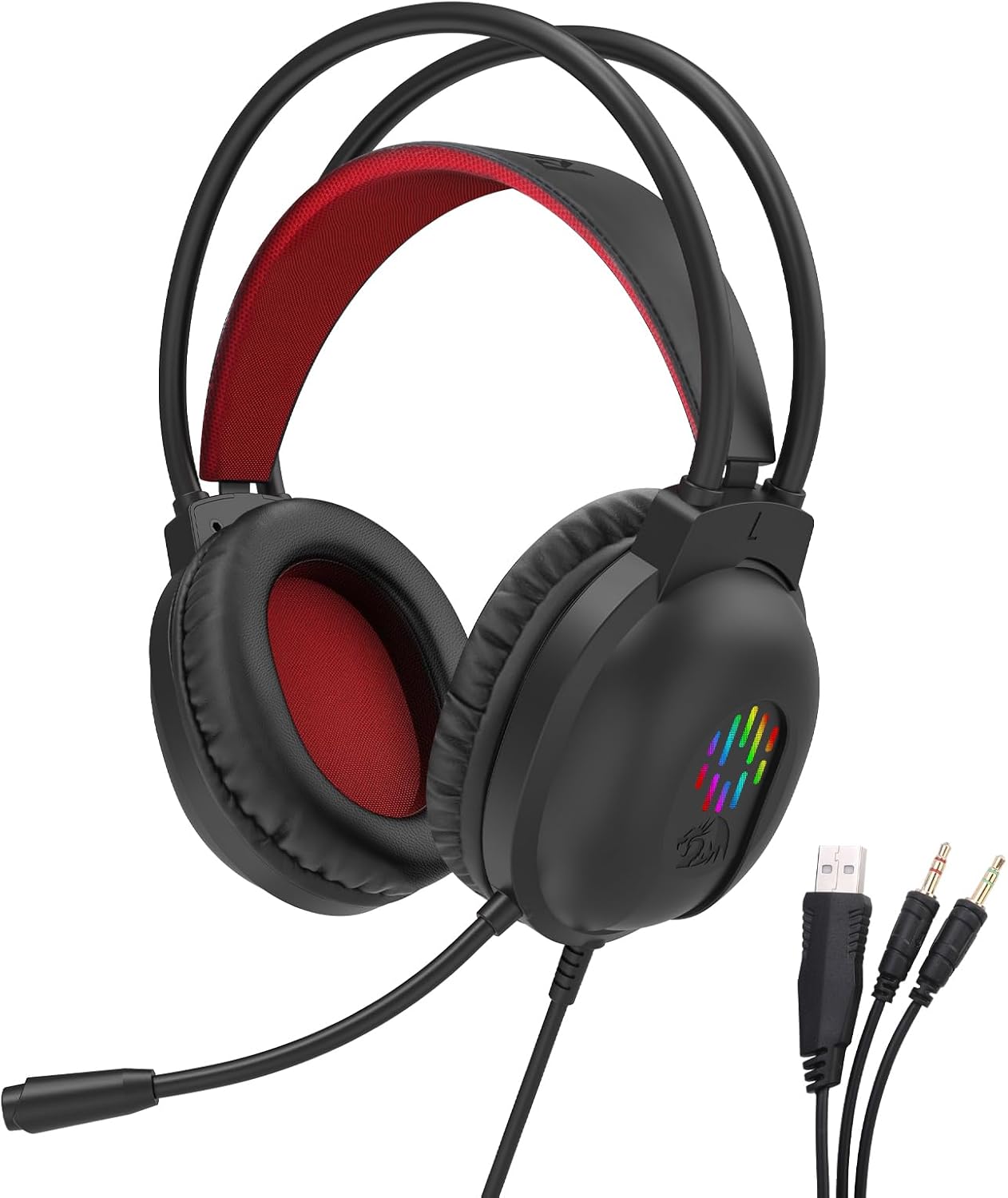 Black H262 Wired Gaming Headset with Microphone